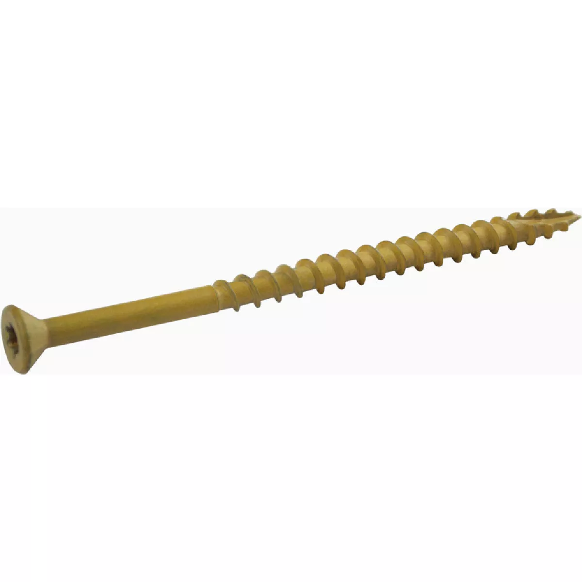Grip-Rite PrimeGuard Plus #10 x 3-1/2 In. Tan Star Wood Deck Screw (5 Lb.)