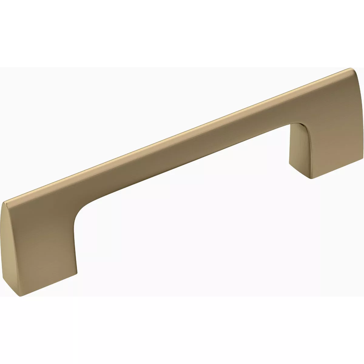 Amerock Riva 3-3/4 In. Golden Champagne Cabinet Pull