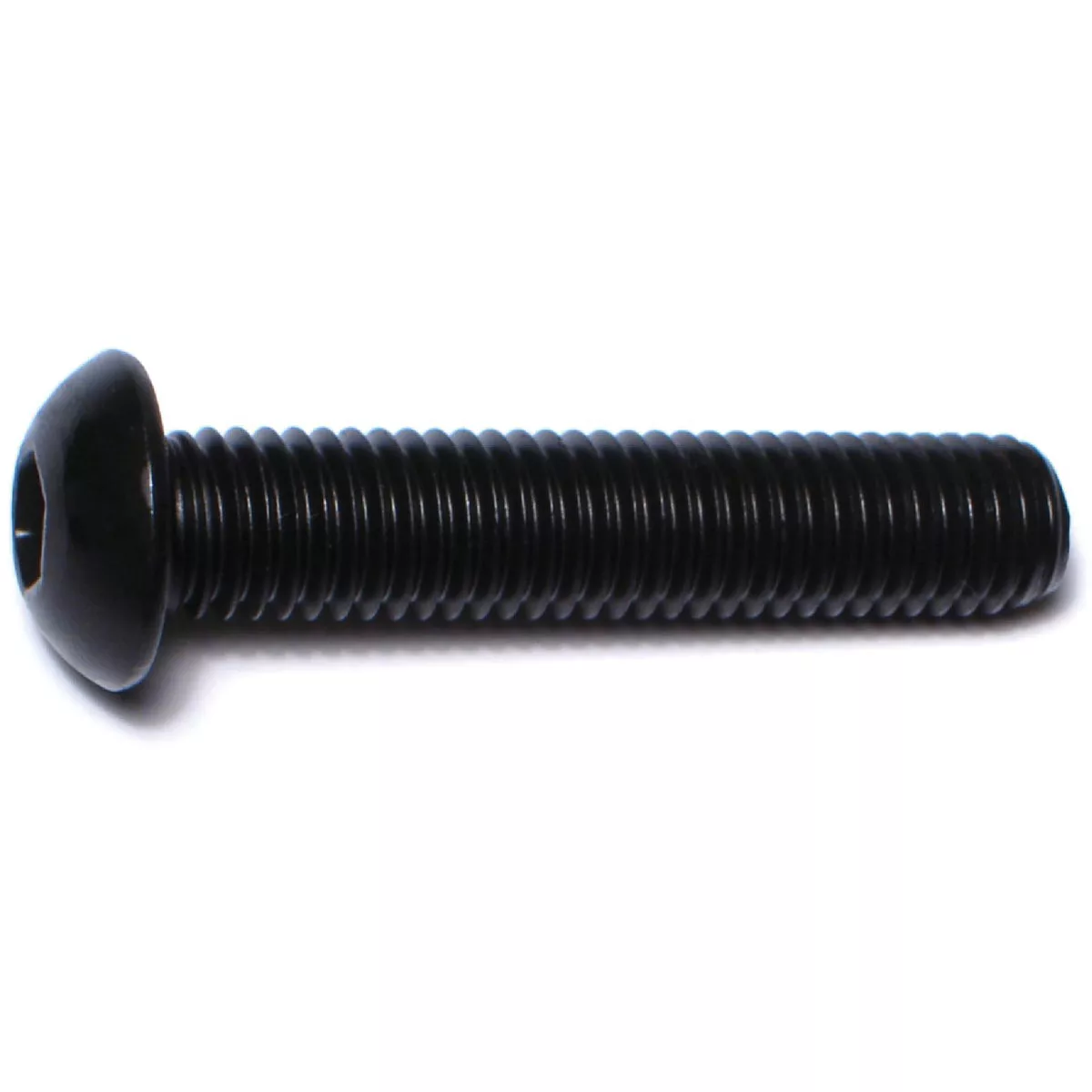 Midwest Fastener 10mm-1.5 x 50mm Black Oxide Class 10.9 Steel Coarse Thread Button Head Hex Socket Cap Screws (2 Ct.)-