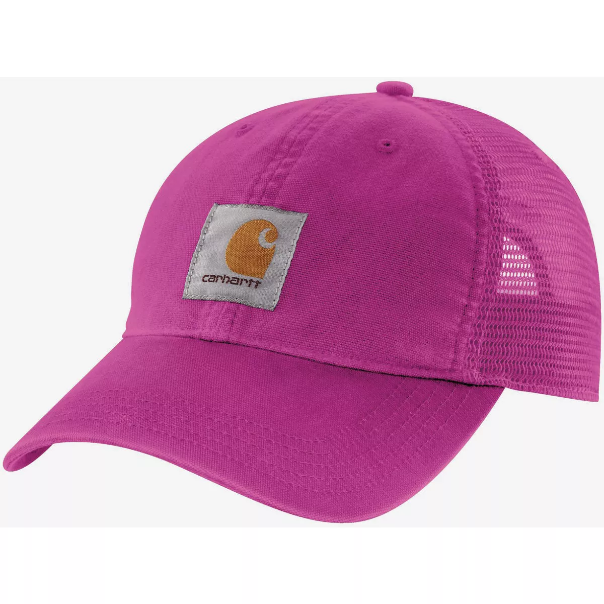 Carhartt Men's Magenta Agate Adjustable Canvas Mesh-Back Cap