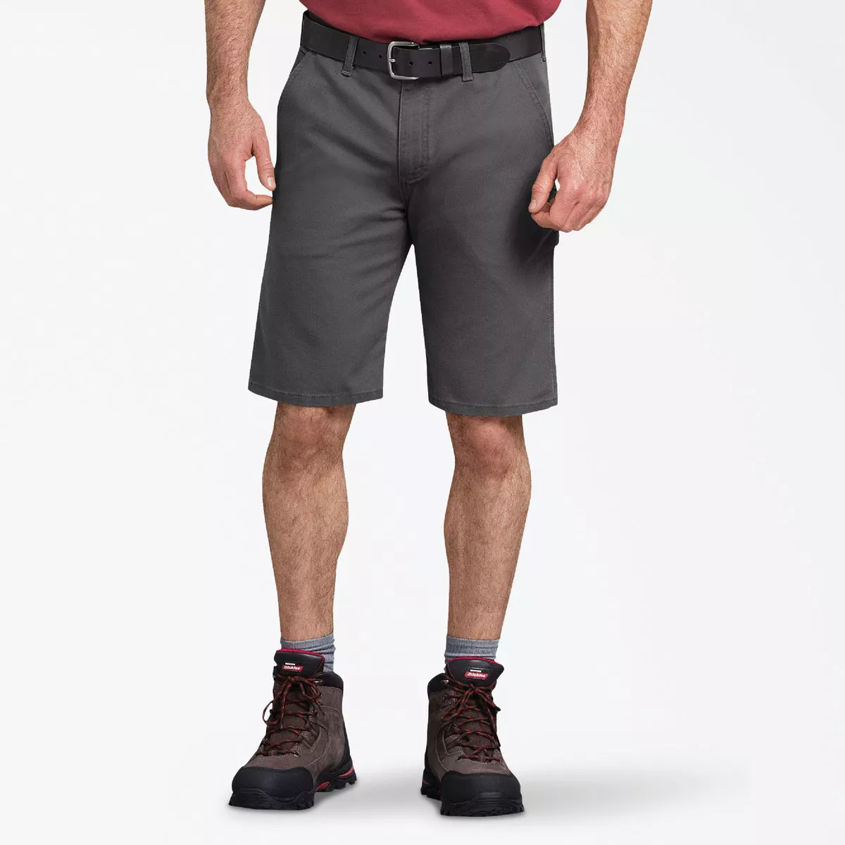 Dickies Men's 30 In. Stonewashed Gray Duck Carpenter Shorts