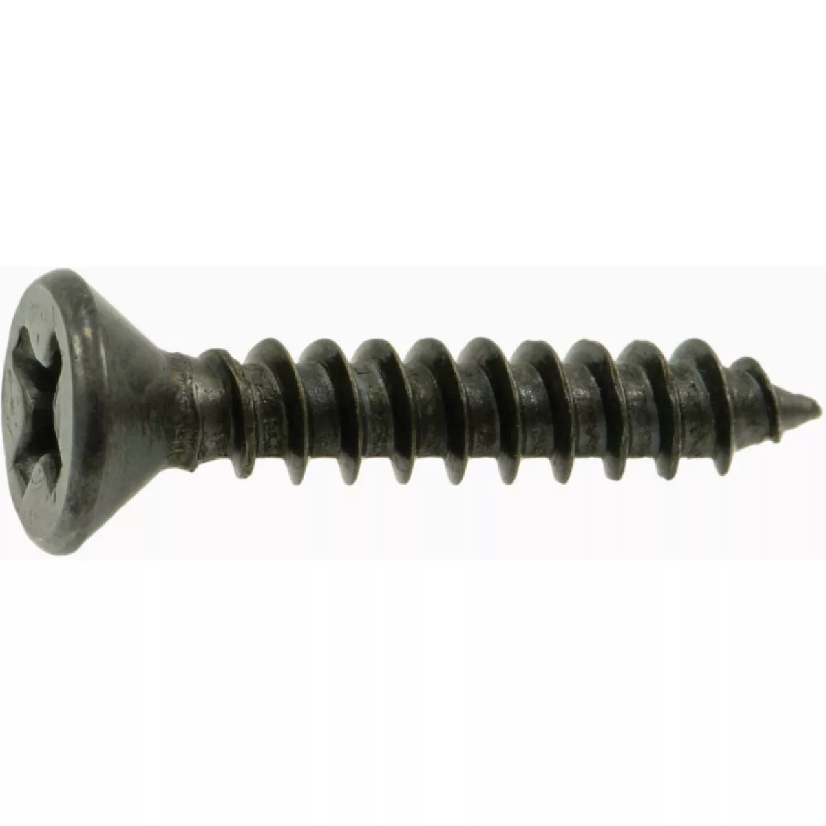 Midwest Fastener #6 x 3/4 In. Black Steel Phillips Flat Head Sheet Metal Screws