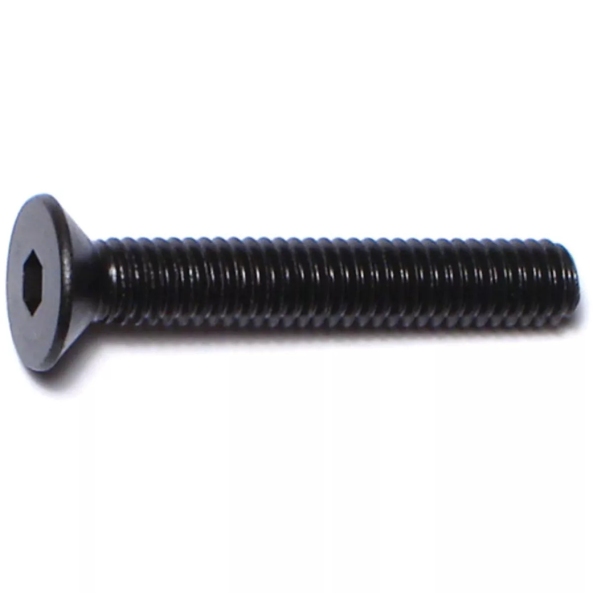 Midwest Fastener 4mm-0.7 x 25mm Black Oxide Class 10.9 Steel Coarse Thread Flat Head Hex Socket Cap Screws (10 Ct.)
