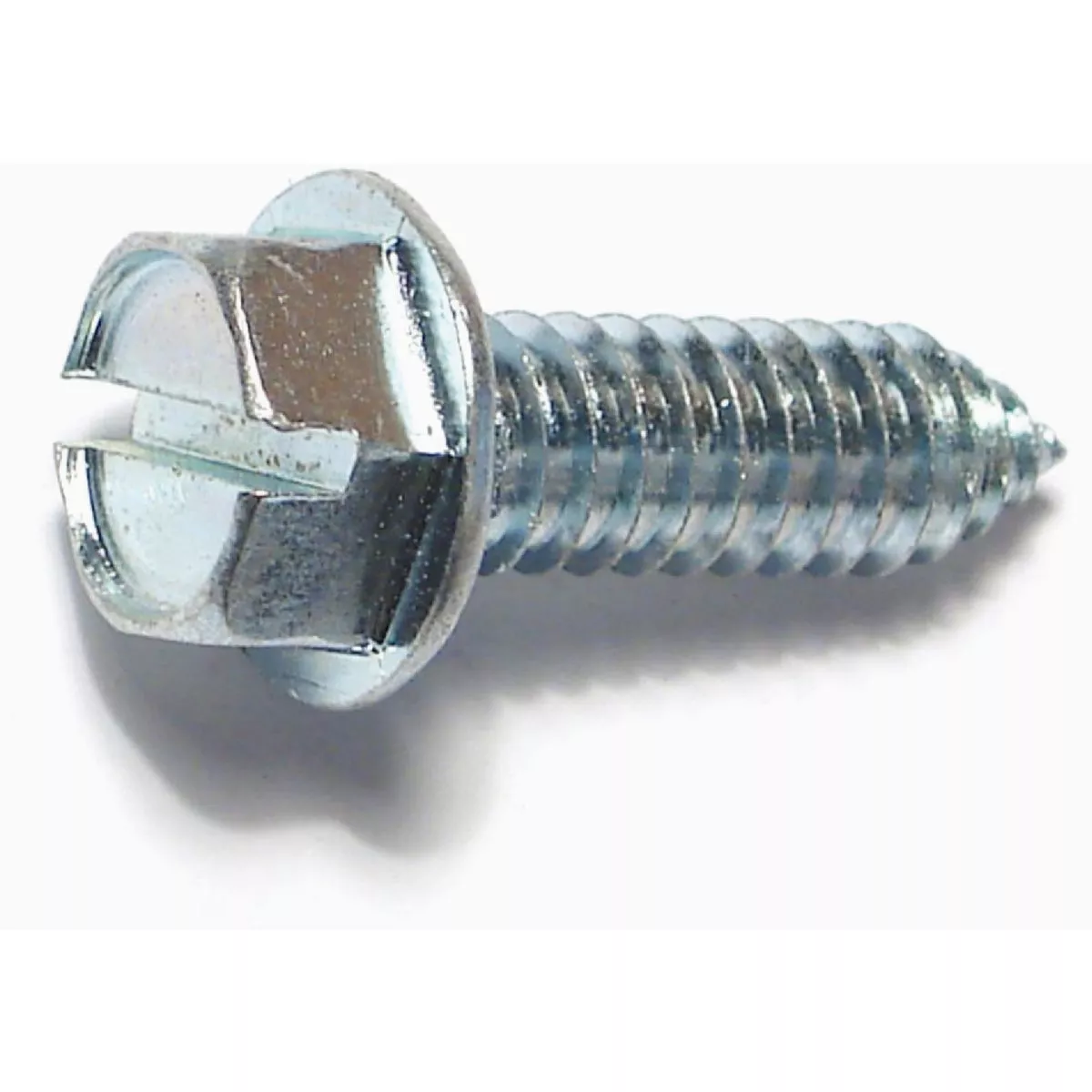 Midwest Fastener 3/8 In. x 1-1/4 In. Zinc Plated Steel Slotted Hex Washer Head Sheet Metal Screws (6 Ct.)