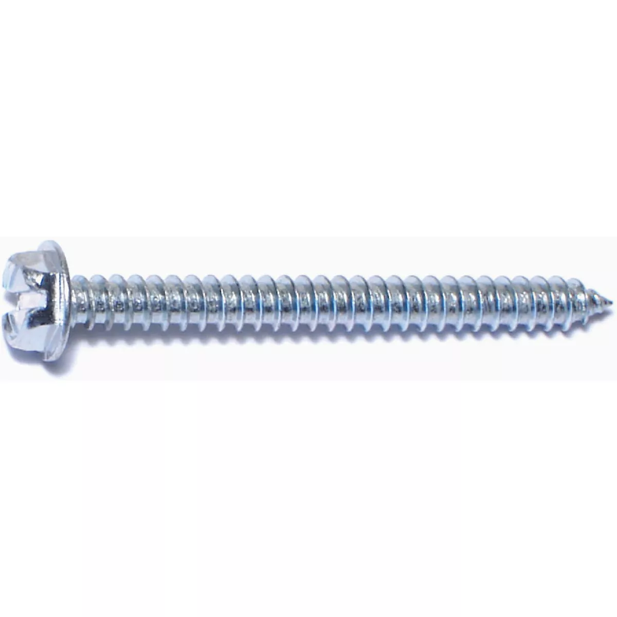 Midwest Fastener #8 x 1-3/4 In. Zinc Plated Steel Slotted Hex Washer Head Sheet Metal Screws (100 Ct.)