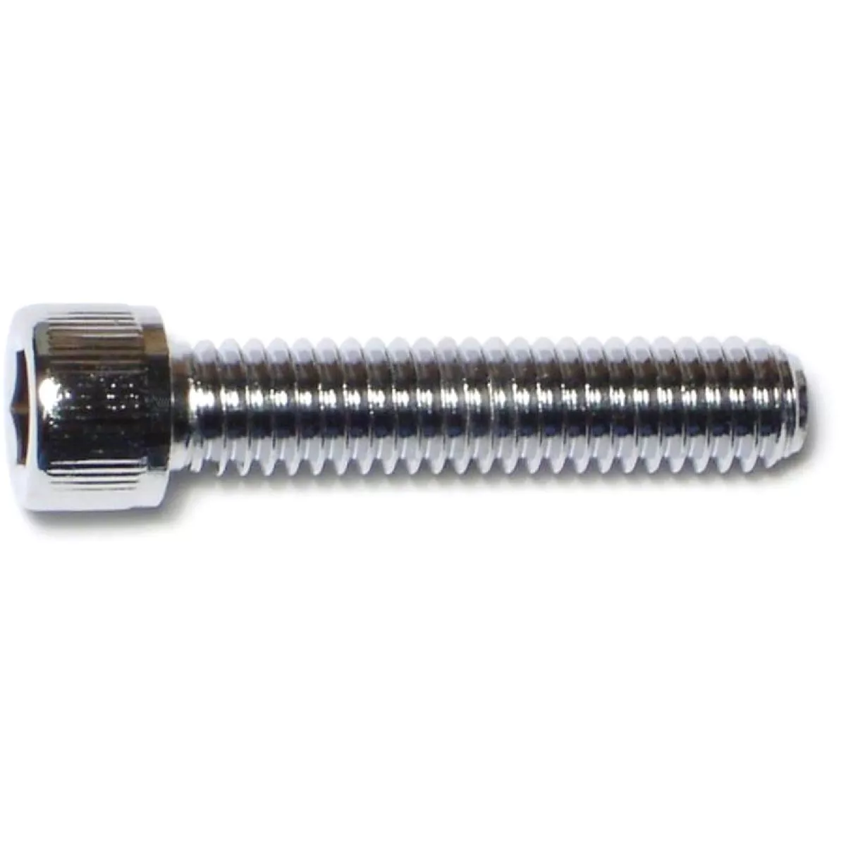 Midwest Fastener 5/16 In.-18 x 1-1/2 In. Chrome Plated Grade 8 Steel Coarse Thread Knurled Socket Cap Screws (10 Ct.)-