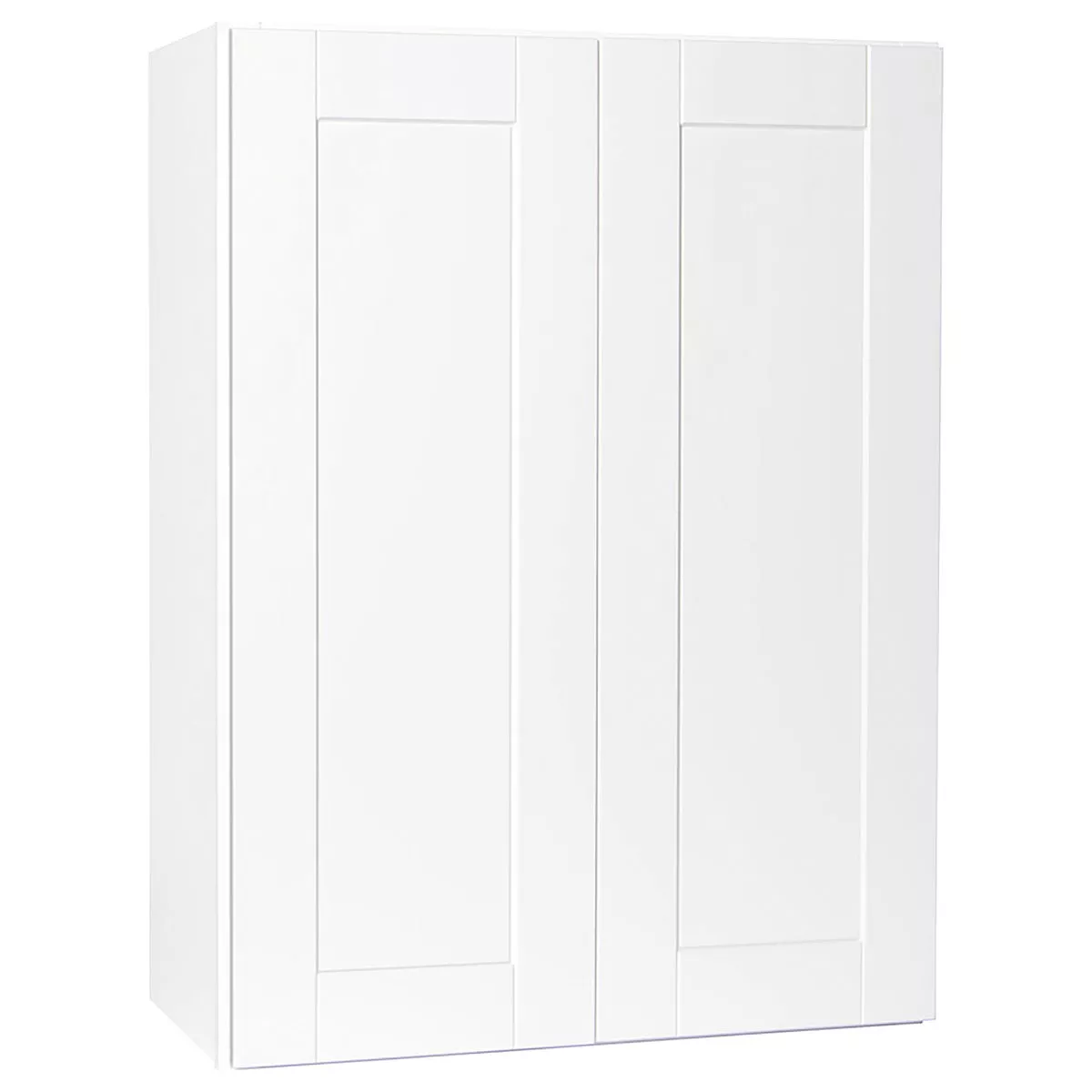 Continental Cabinets Andover Shaker 27 In. W. x 36 In. H. x 12 In. D. White Thermofoil Wall Kitchen Cabinet