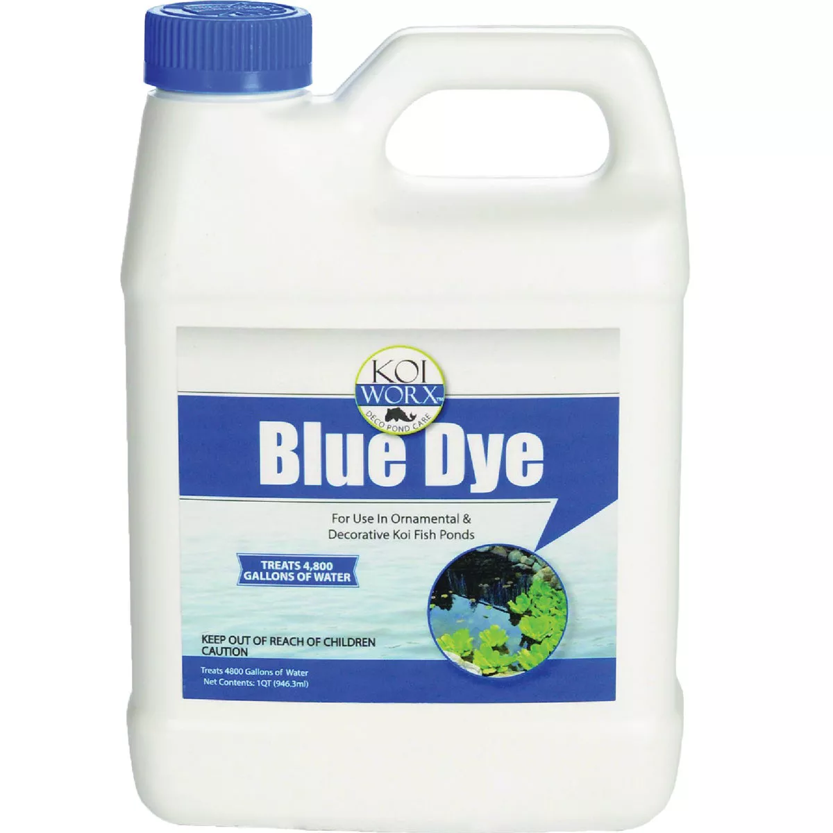 Sanco Industries KoiWorx 32 Oz. Blue Dye Lake & Pond Treatment-