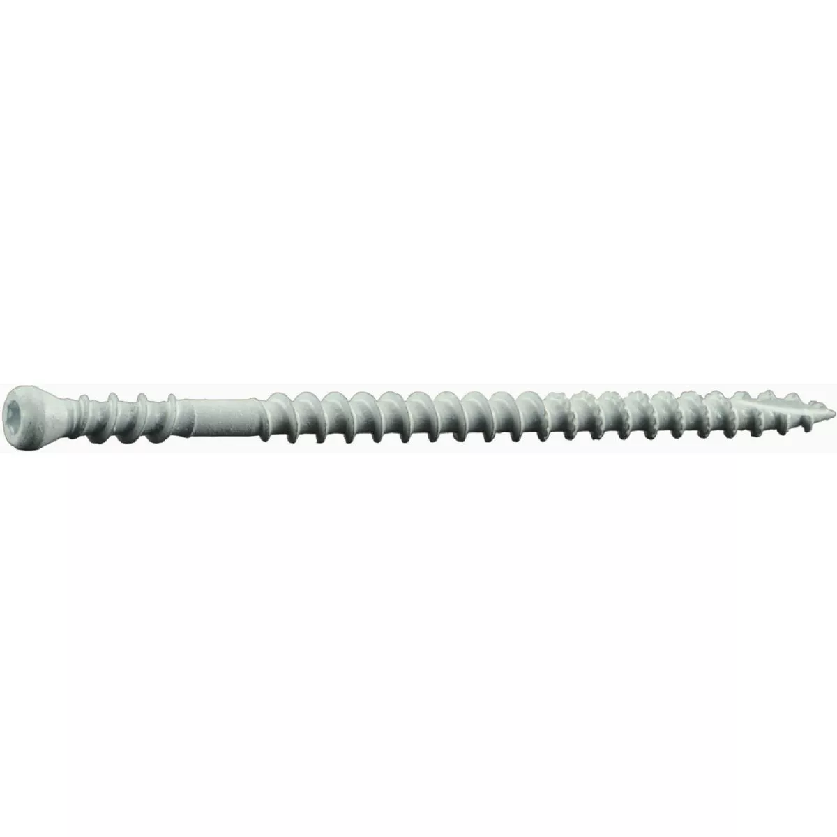Midwest Fastener SaberDrive #8 x 3 In. White XL1500 Coated Steel Star Drive Composite Trim Head Deck Screw