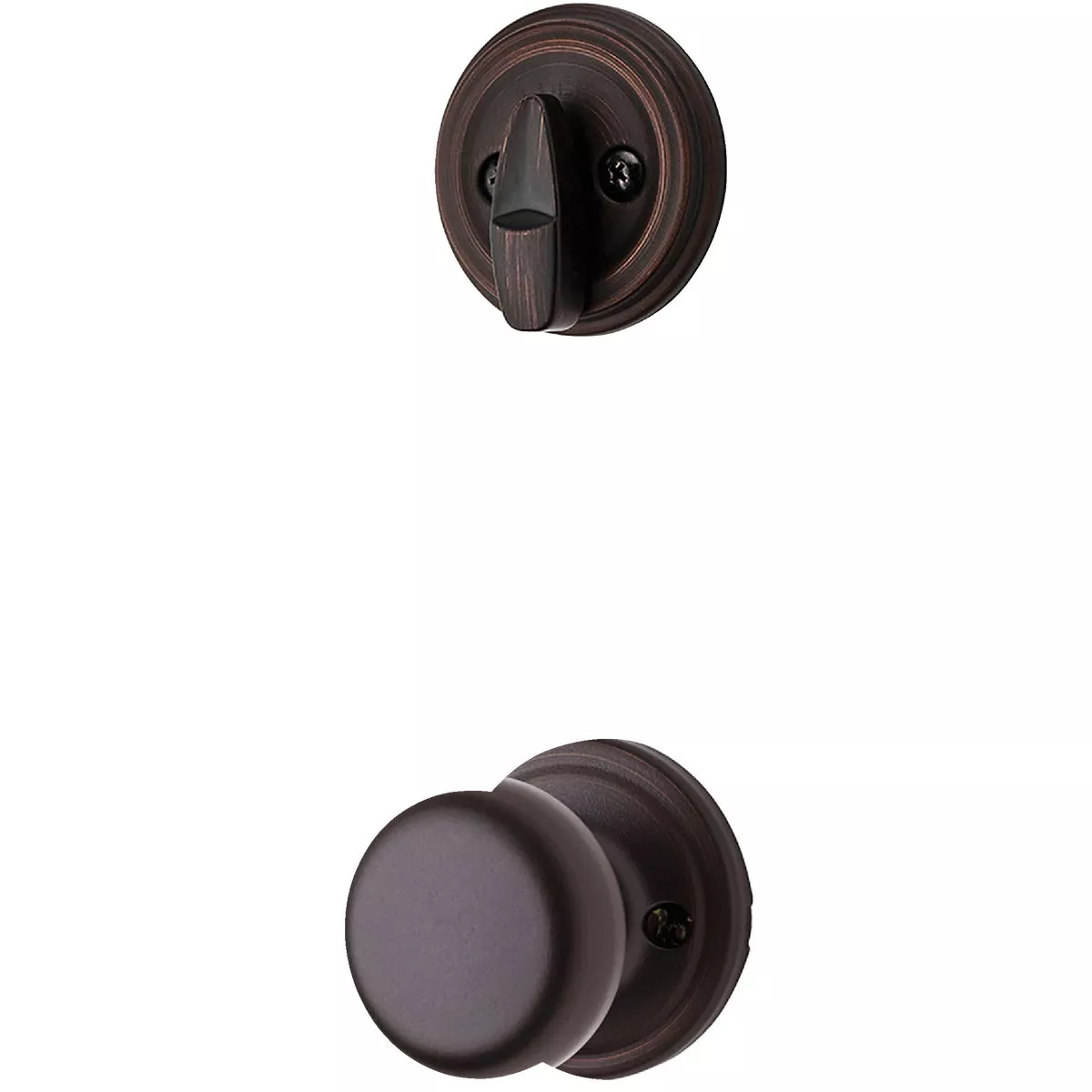 Kwikset Signature Hancock Non Handed Grade 1 Venetian Bronze Entry Handedleset