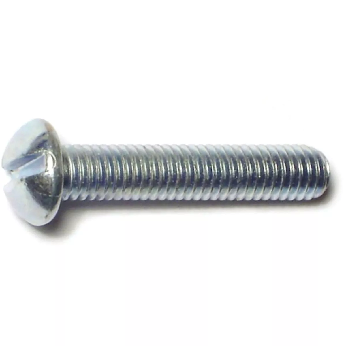Midwest Fastener #10-32 x 1 In. Zinc Plated Steel Fine Thread Slotted Round Head Machine Screws (12 Ct.)