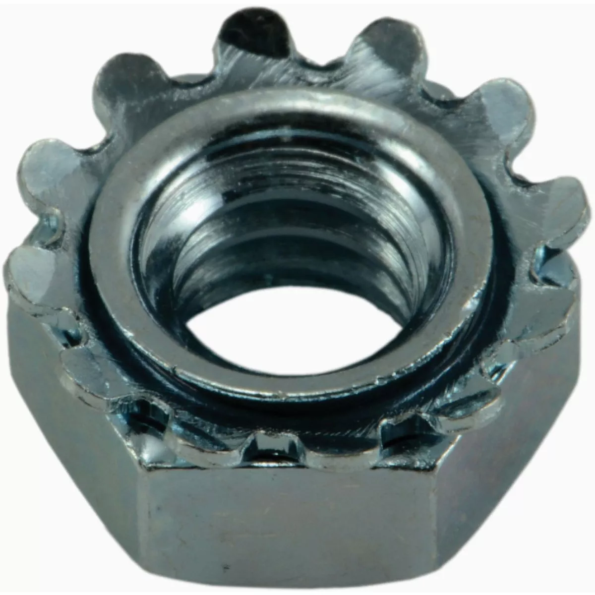 Midwest Fastener 1/4 In.-20 Zinc Plated Grade 2 Steel Coarse Thread Kep Lock Nuts (100 Ct.)
