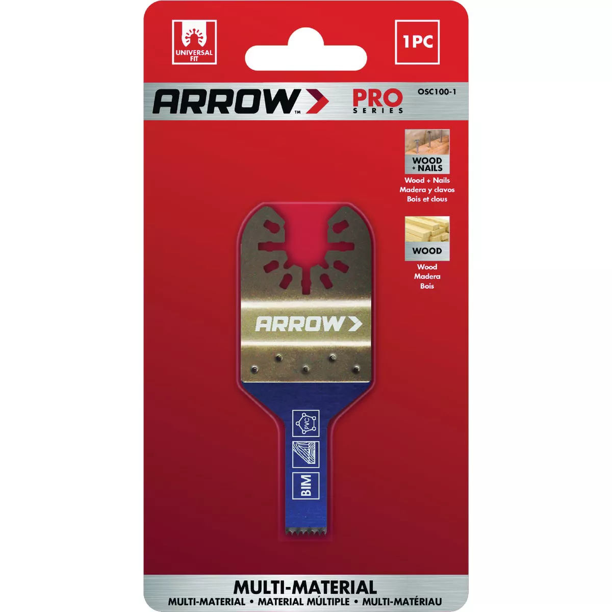 Arrow 3/8 In. Fine Detail Wood Oscillating Blade