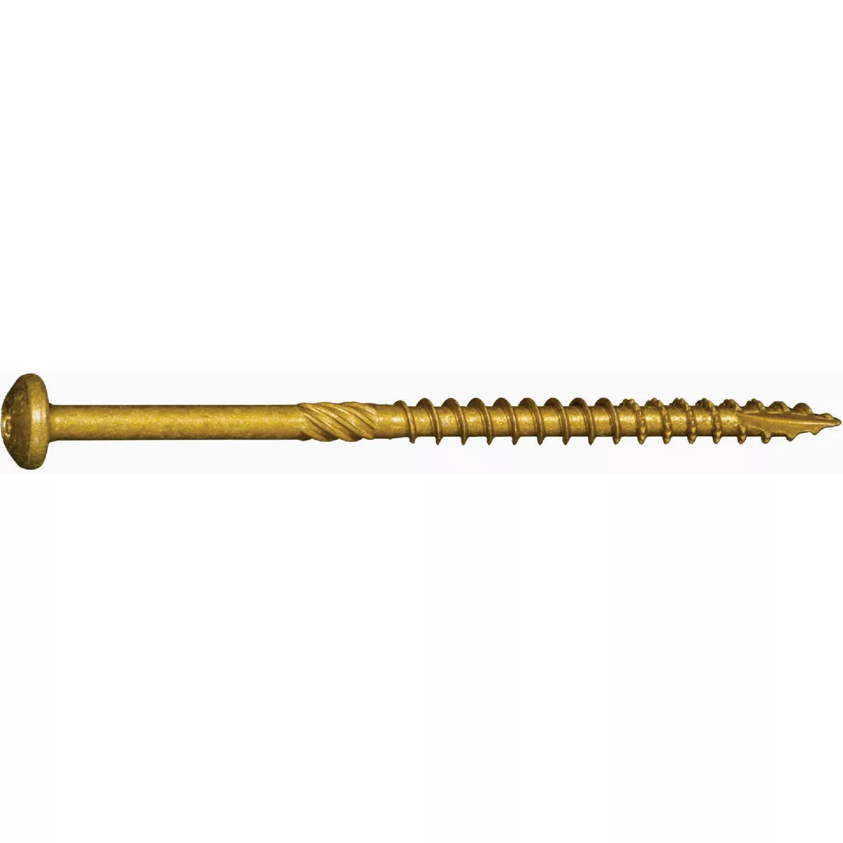 Midwest Fastener #10 x 3-1/2 In. Tan XL1500 Coated Steel Star Drive Pan Head Saberdrive Deck Screws