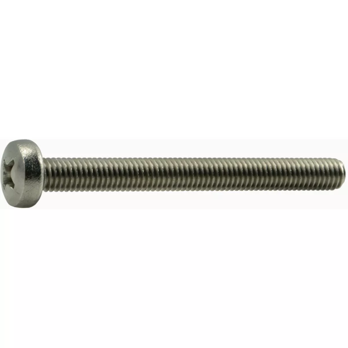 Midwest Fastener 5mm-0.8 x 50mm A2 Stainless Steel Coarse Thread Phillips Pan Head Machine Screws (8 Ct.)-