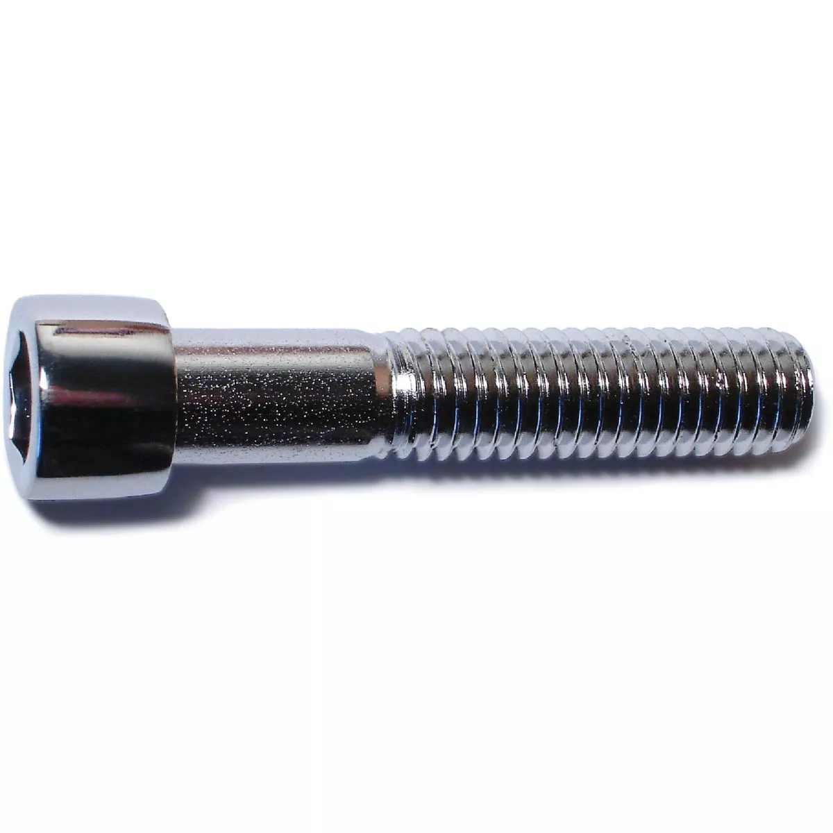 Midwest Fastener 7/16 In.-14 x 2-1/4 In. Chrome Plated Steel Coarse Thread Smooth Head Socket Cap Screws (5 Ct.)