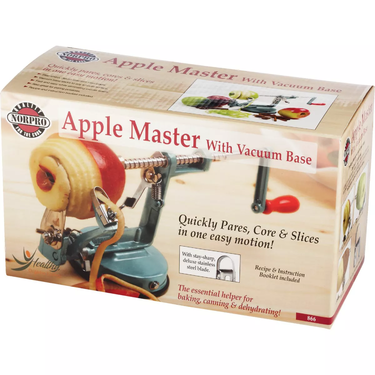 Norpro Apple-Master Apple Parer & Slicer & Corer with Vacuum Base - photo 3
