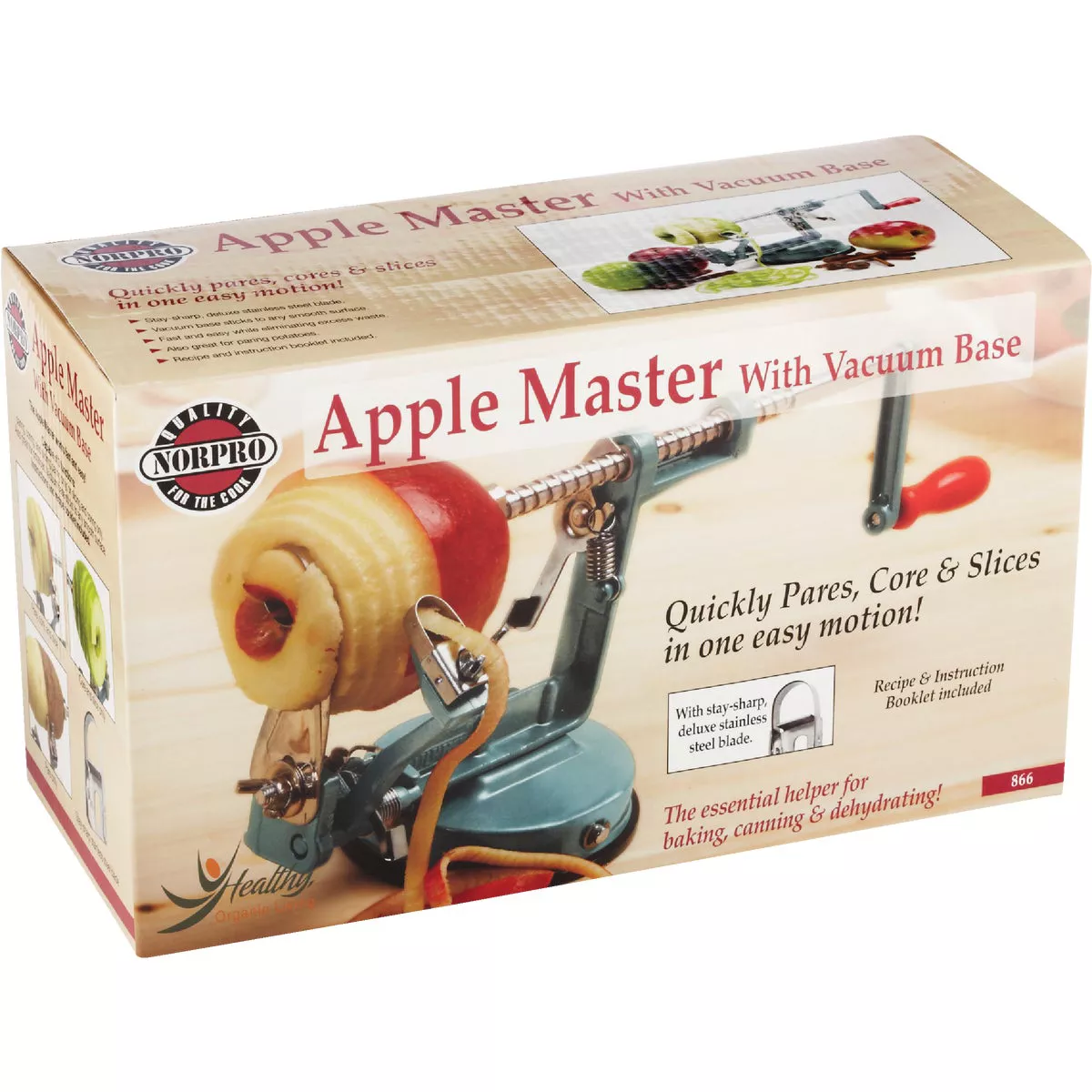 Norpro Apple-Master Apple Parer & Slicer & Corer with Vacuum Base - photo 4