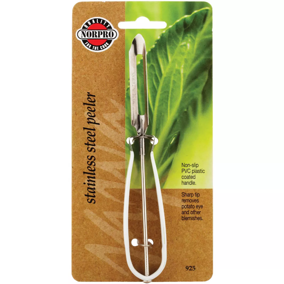 Norpro Stainless Steel Peeler with Non-slip PVC Coated Handle - photo 2