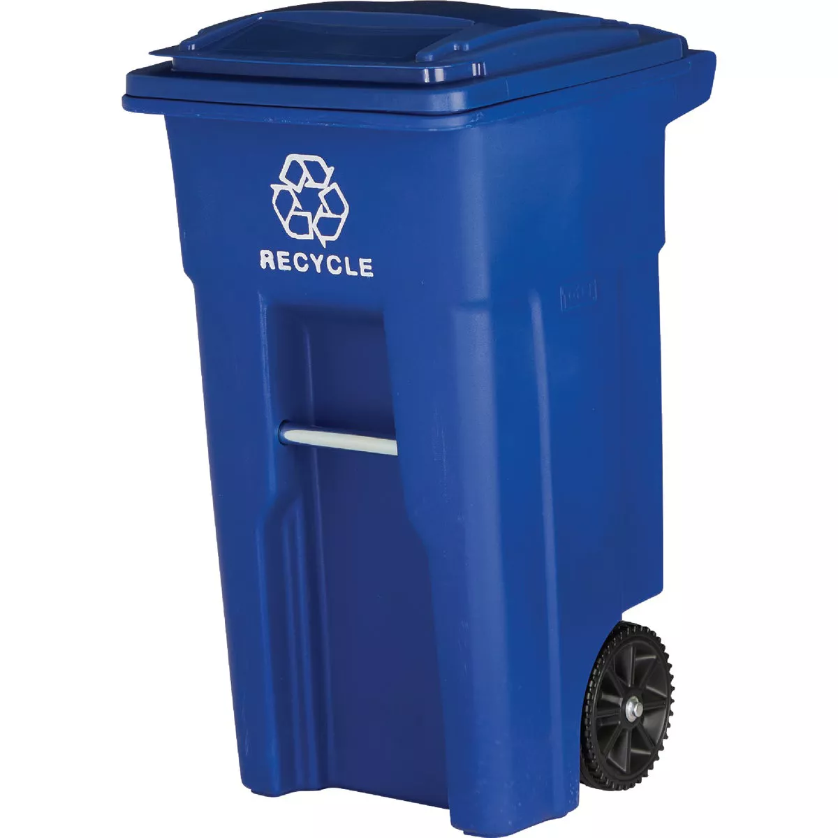 Toter 32 Gal. Recycling Trash Can with Lid - photo 4
