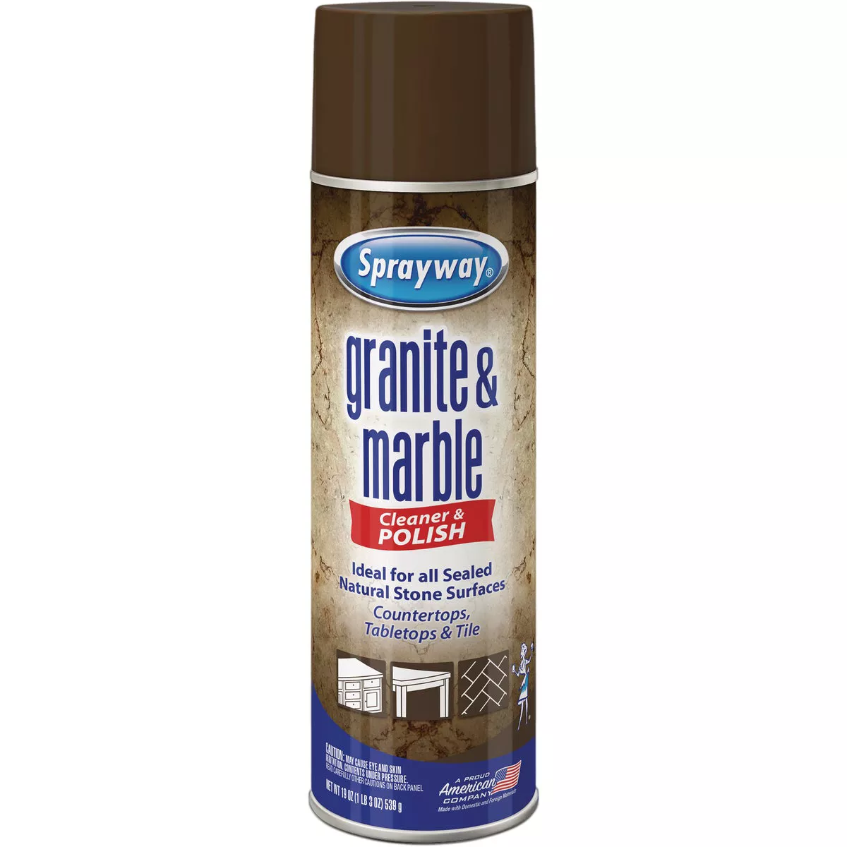 Sprayway 19 Oz. Granite & Marble Cleaner & Polish