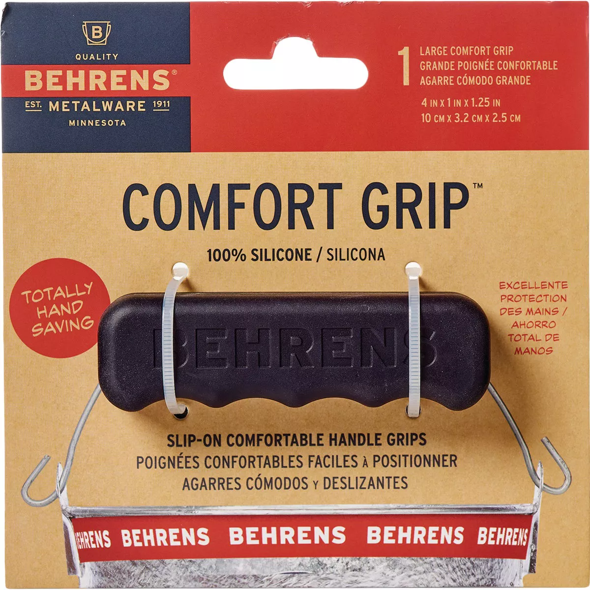 Behrens Large Black Comfort Grip for Tubs, Pails & Cans - photo 2