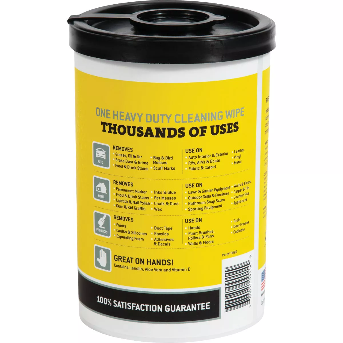 Tub O' Towels Heavy Duty Cleaning Wipes (90-Count) - photo 3