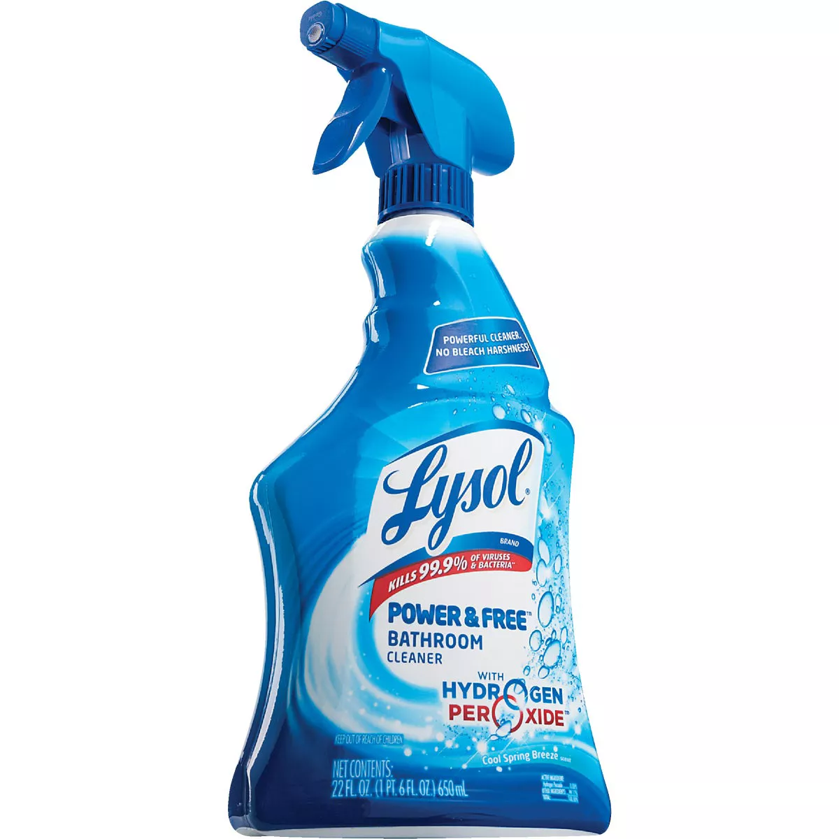 Lysol Power & Free 22 Oz. Bathroom Cleaner with Hydrogen Peroxide - photo 2