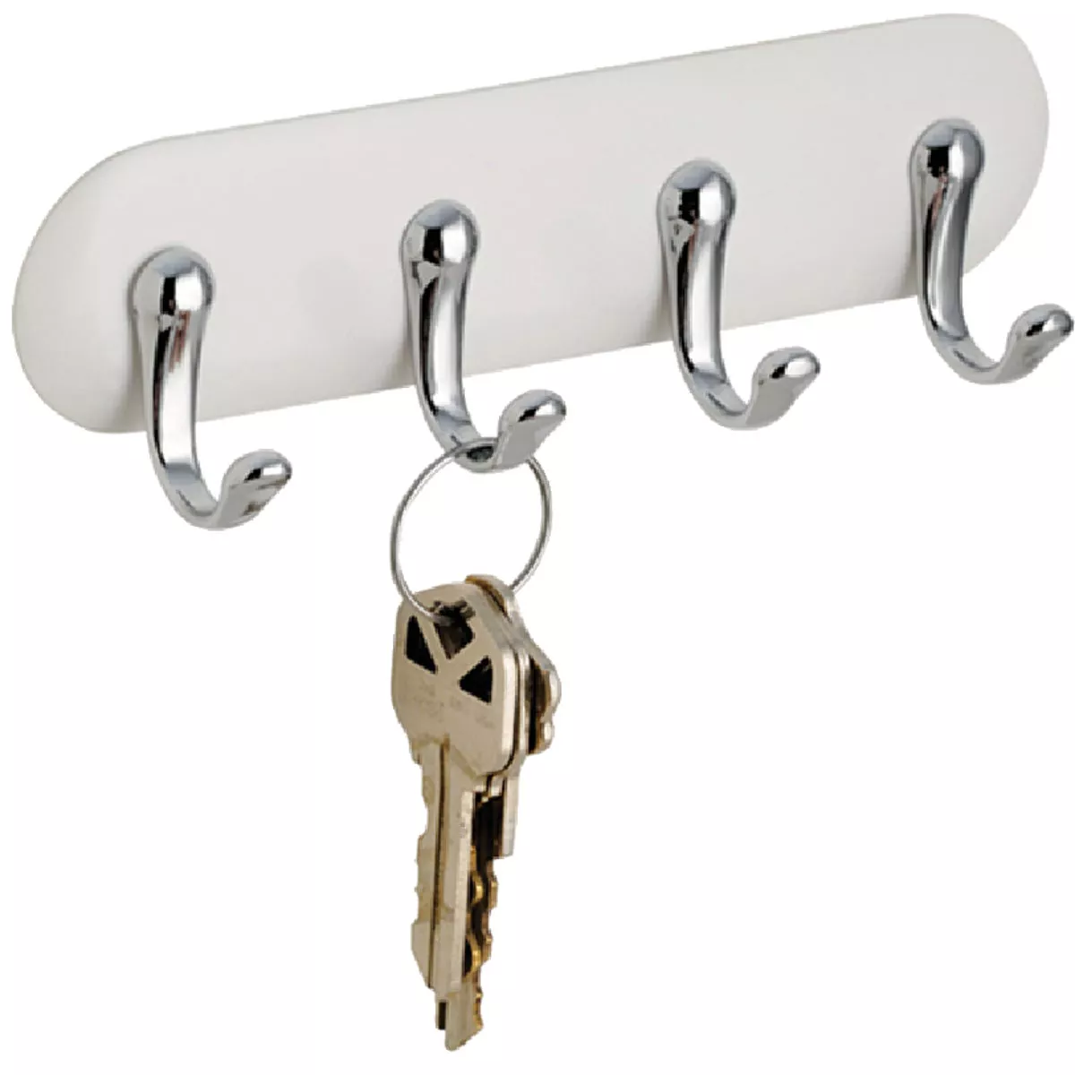 InterDesign Blumz White York Key Rack - photo 3