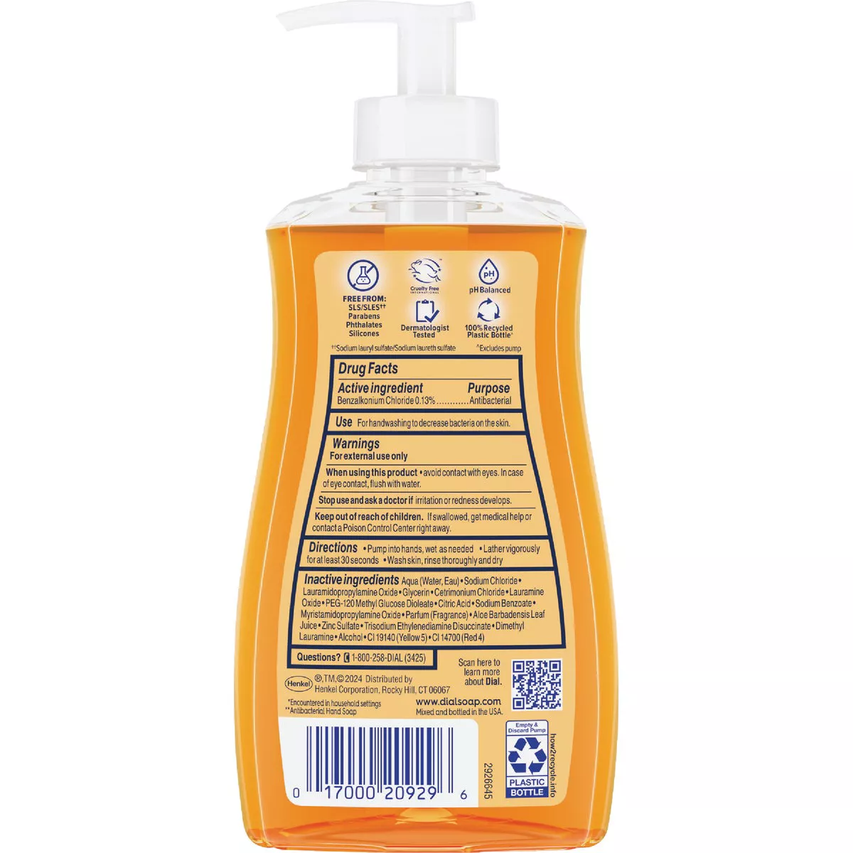 Dial Antibacterial Defense 11 Oz. Gold Liquid Hand Soap - photo 2