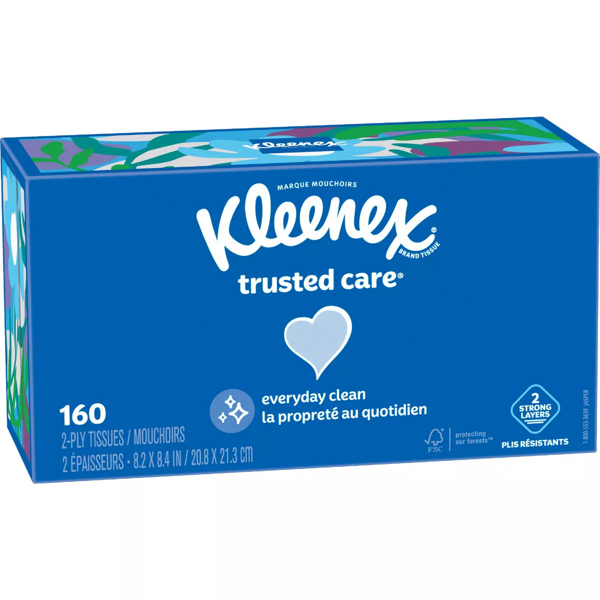 Kleenex Trusted Care 160 Count 2-Ply White Facial Tissue - photo 2