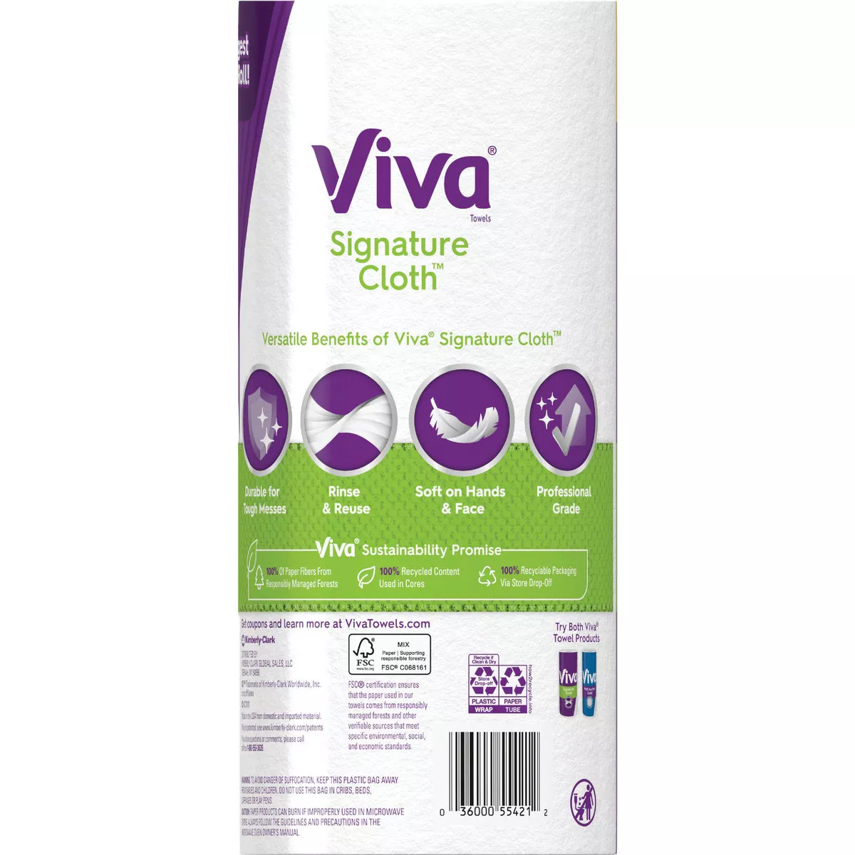 Viva Signature Cloth Triple Roll Paper Towels (1 Roll) - photo 2