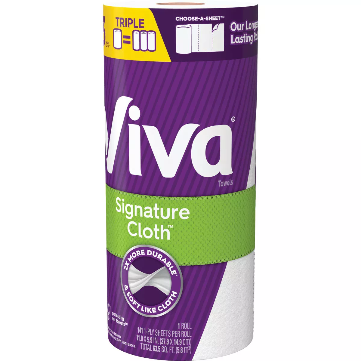 Viva Signature Cloth Triple Roll Paper Towels (1 Roll) - photo 3