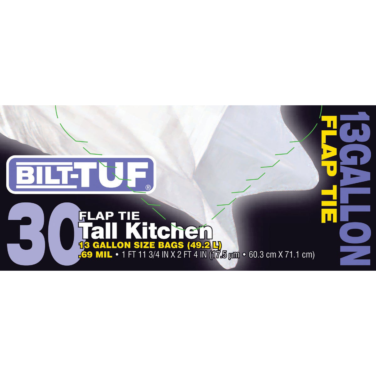 Buy Bilt-Tuf Tall Kitchen Trash Bag 13 Gal., Clear