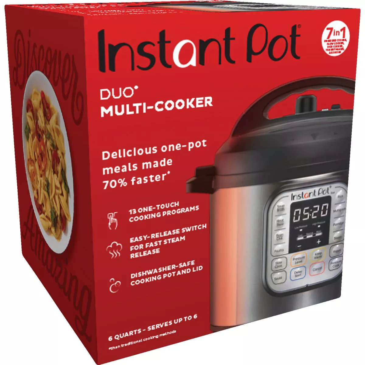 Instant Pot Duo 6 Qt. 7-in-1 Multi-Use Cooker - photo 2