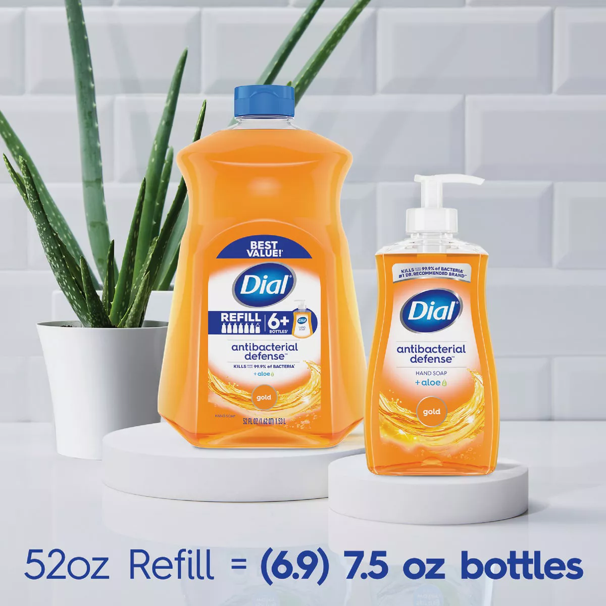 Dial Antibacterial Defense 52 Oz. Gold Liquid Hand Soap Refill - photo 5