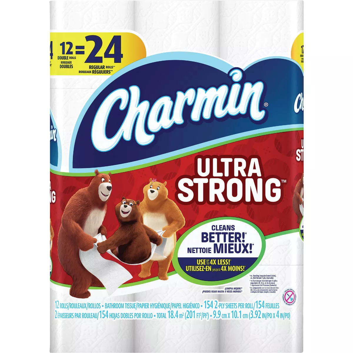 Charmin Ultra Strong Toilet Paper (12 Double Rolls) - photo 2