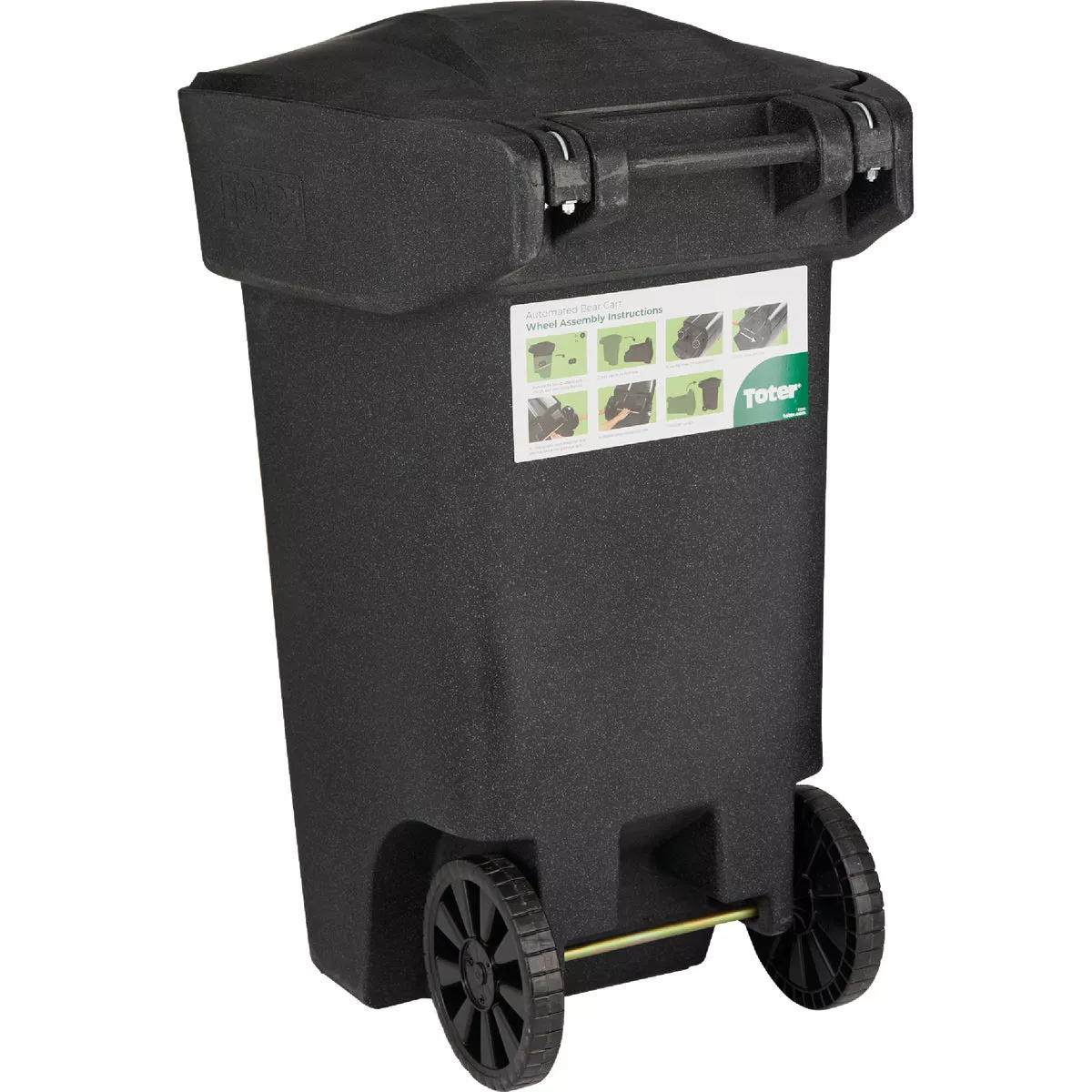Toter 64 Gal. 2-Wheel Bear Tight Commercial Trash Can - photo 4