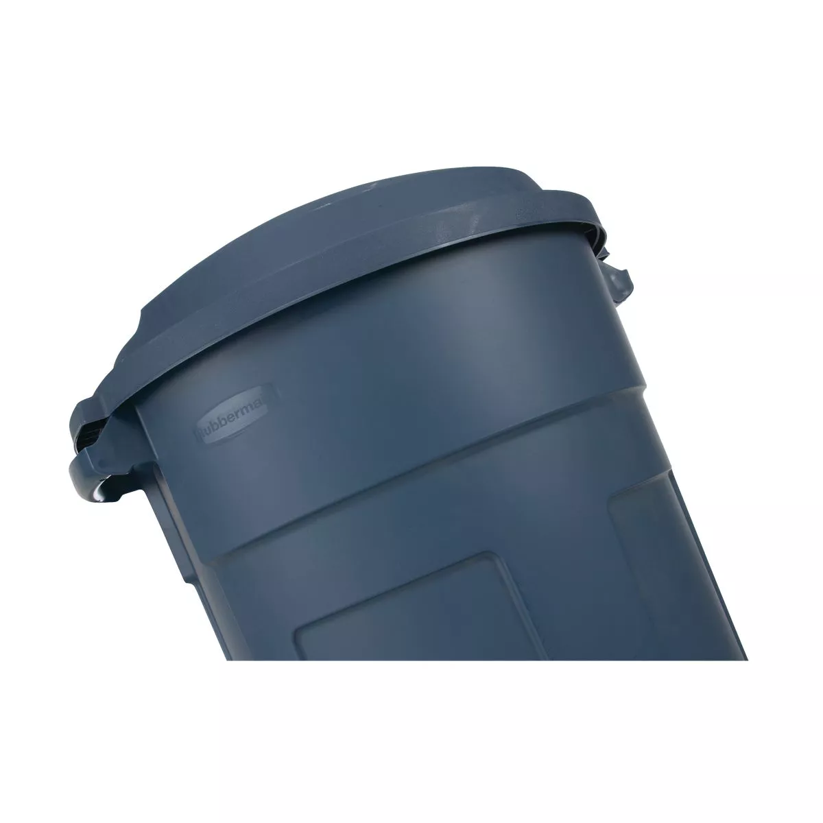 Rubbermaid Roughneck 32 Gal. Blue Trash Can with Lid - photo 5