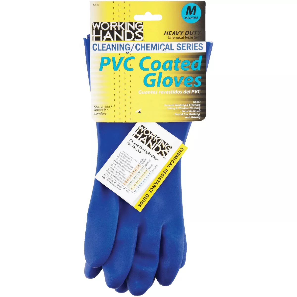 Working Hands Medium PVC Coated Rubber Glove - photo 2