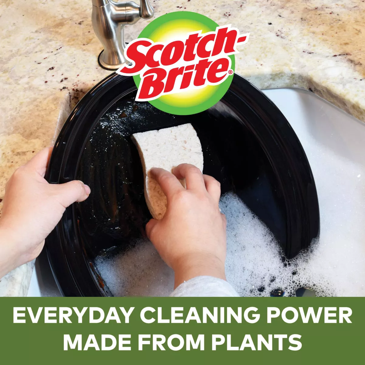 Scotch-Brite Greener Clean Non-Scratch Scrub Sponge - photo 4
