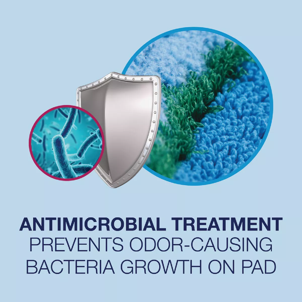 Bona PowerPlus 4 In. W. x 15 In. L. Microfiber Pad Mop Refill - photo 7