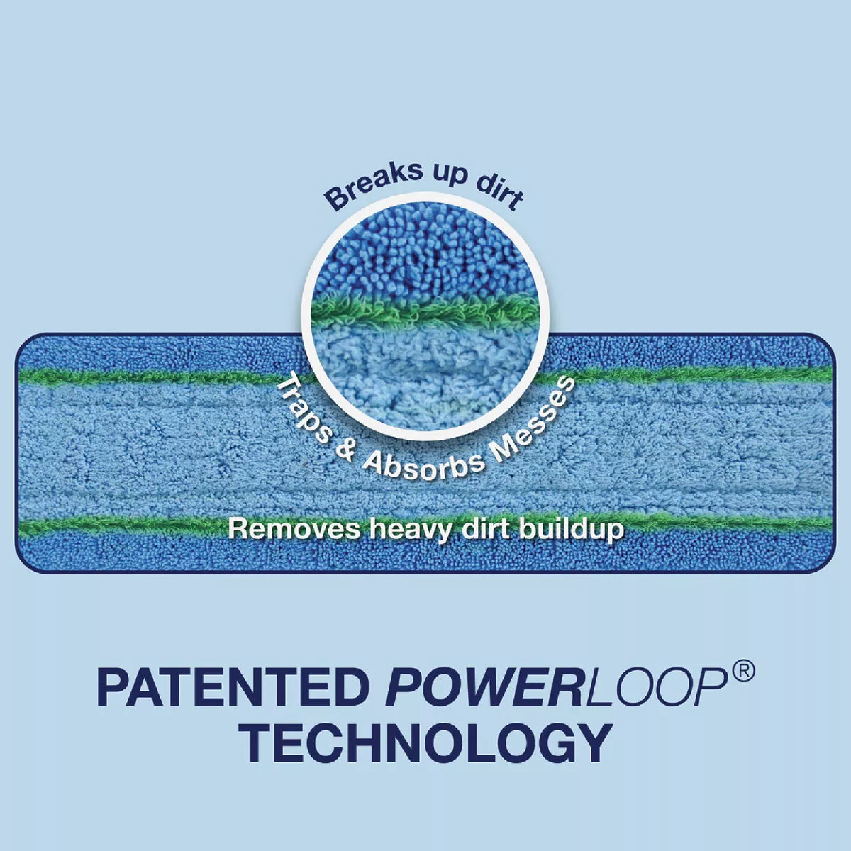 Bona PowerPlus 4 In. W. x 15 In. L. Microfiber Pad Mop Refill - photo 10