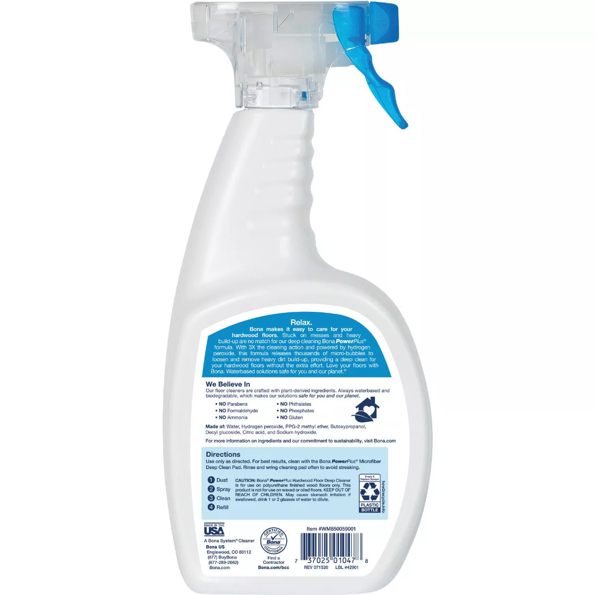 Bona PowerPlus 32 Oz. Hardwood Floor Cleaner - photo 2