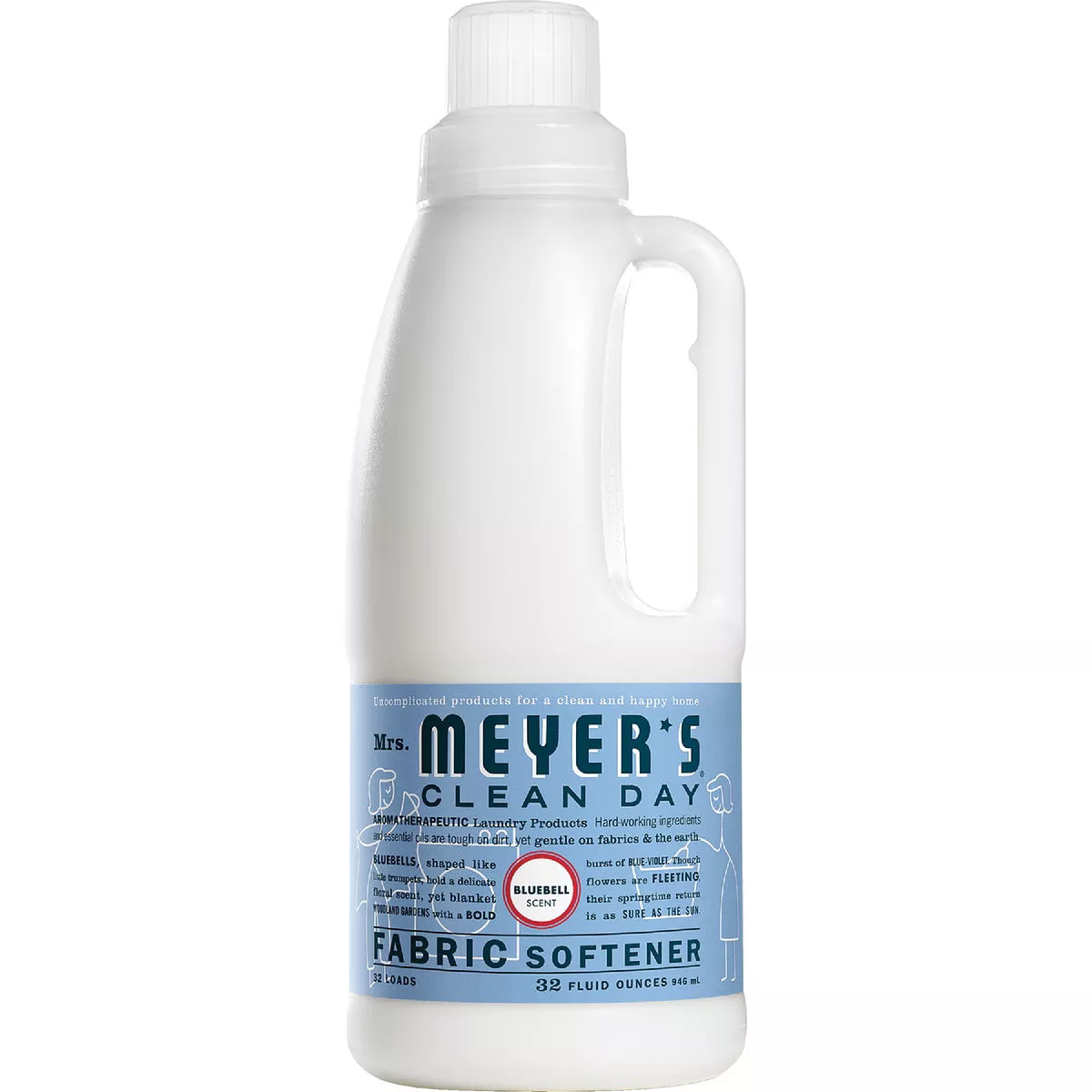 Mrs Meyer's Clean Day 32 Oz. Bluebell Fabric Softener
