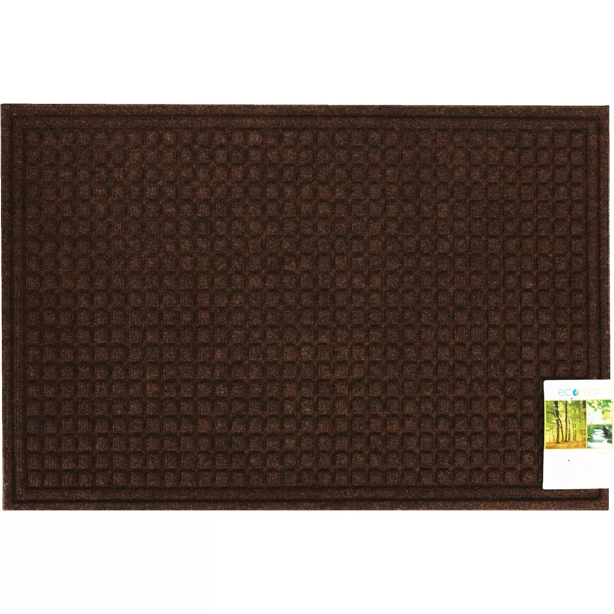 Apache Textures Walnut 24 In. x 36 In. Carpet/Recycled Rubber Door Mat - photo 2