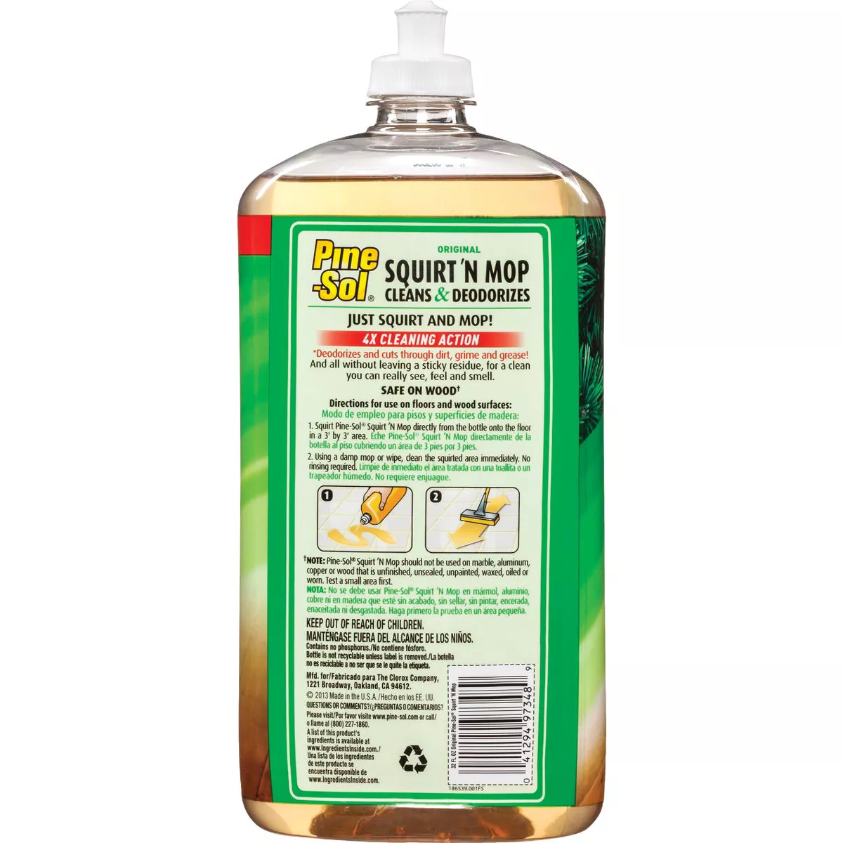 Pine-Sol 32 Oz. Squirt 'N Mop Wood & Multi-Surface Floor Cleaner - photo 2