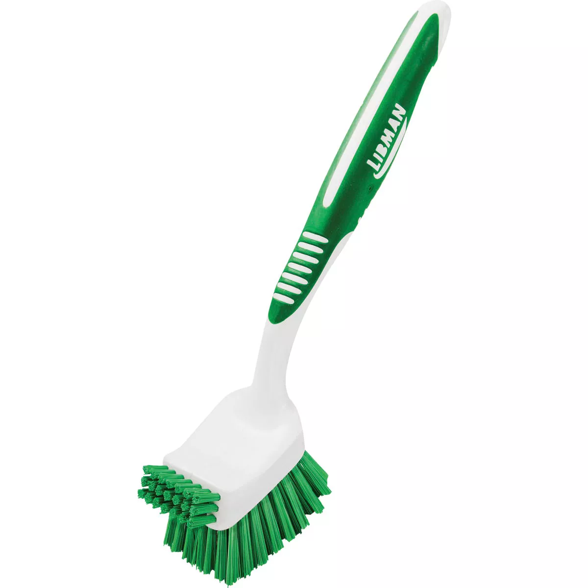 Libman Green Polymer Fibers Ergonomic Dish Brush