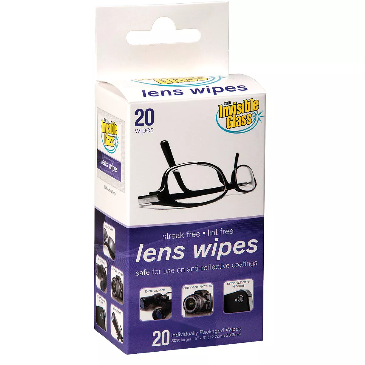 Stoner Invisible Glass Premium Lens Wipes (20-Pack)