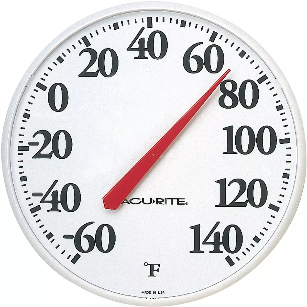Acurite 12" Dia Plastic Dial Indoor & Outdoor Thermometer